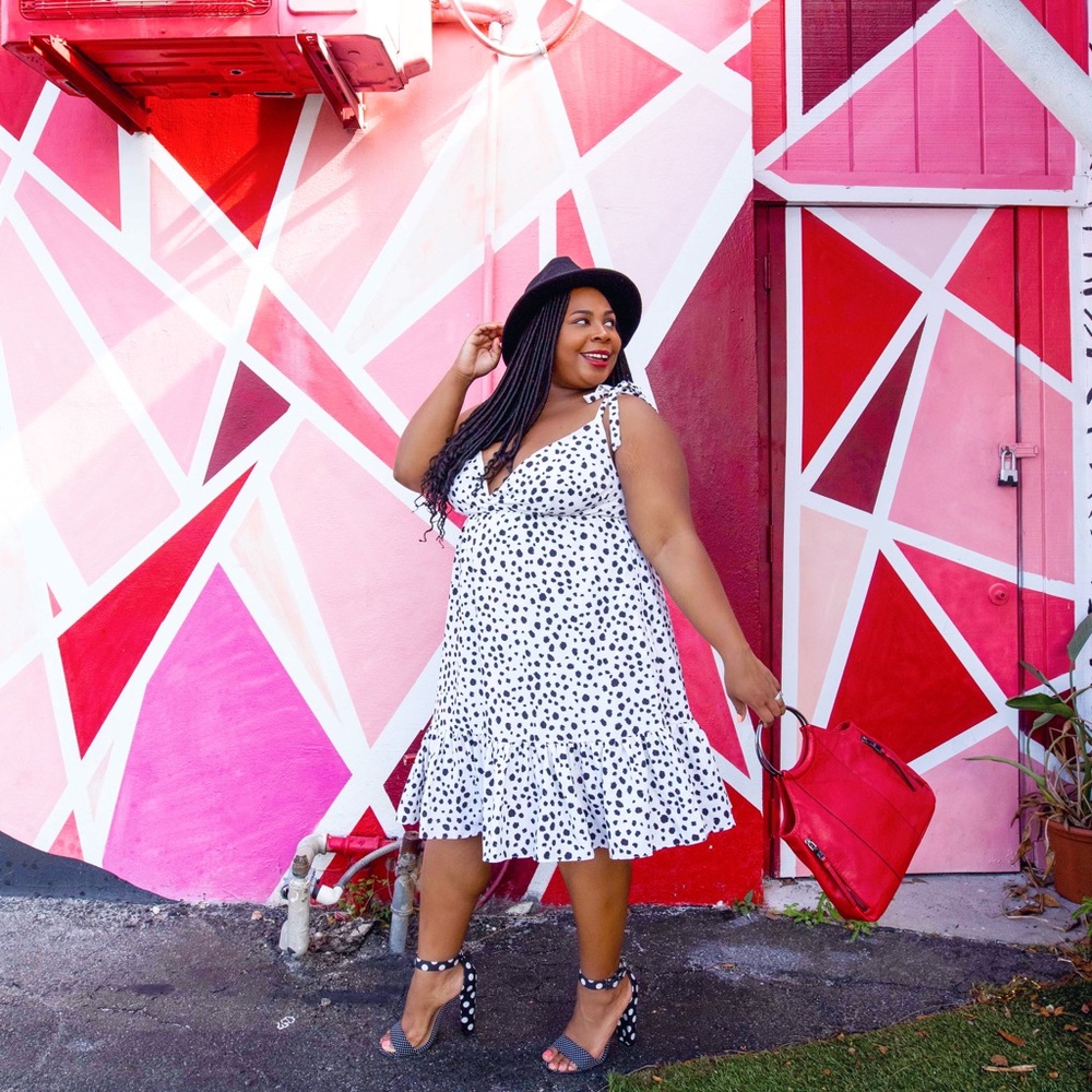 Polka dot dress